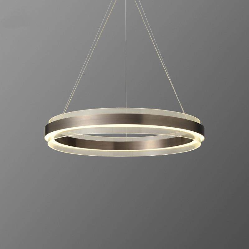 北欧极简吊灯设计师风格灯客厅圆形艺术个性轻奢现代LED餐厅灯具