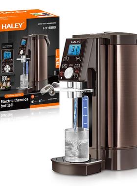 HALEY保温电热水壶不锈钢大功率水壶双层防烫过热保护水壶