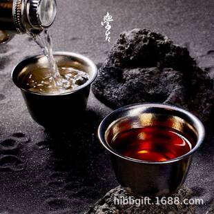 学古茶杯出行随身钛杯主人杯品茗杯工夫茶户外喝茶杯女主人杯单杯