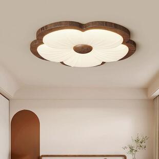 中山奶油风阳台卧室吸顶灯暖白色书房客厅过道圆形吸顶灯