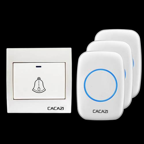 一拖三A20远距离遥控门铃防水外贸电子智能家居无线门铃