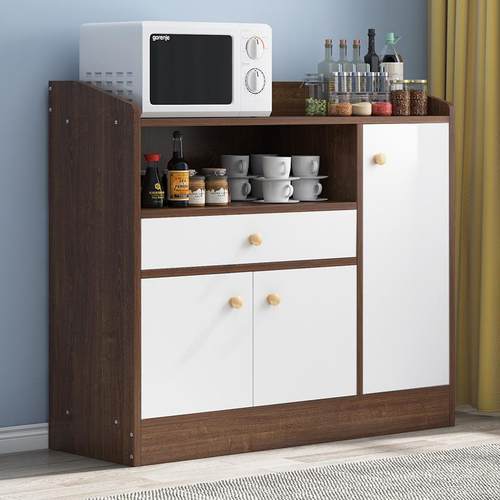 餐边柜靠墙收纳家用简易客厅厨房餐厅家具家装建材储藏单门现代简