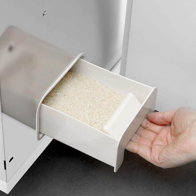 304不锈钢防潮家用抽屉式米桶抽拉式带盖厨房米箱嵌入式拉篮橱柜,收纳整理,烫衣板及配件,淘宝优惠券,粉丝福利购,淘宝优惠卷