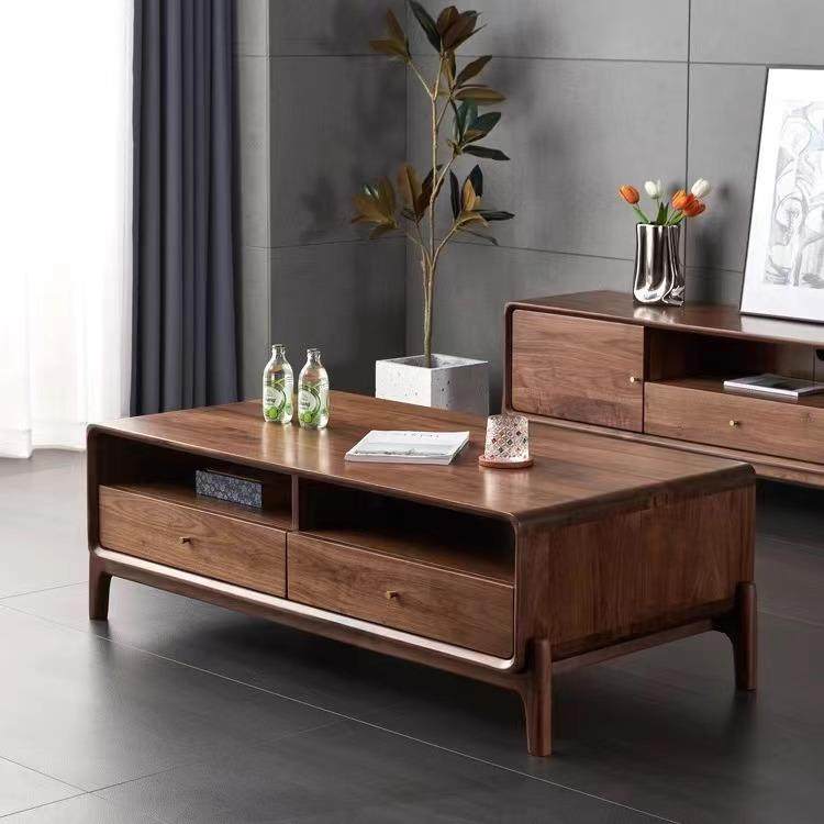 北美黑胡桃木茶几北欧小户型全实木茶桌客厅樱桃木电视柜茶几组合,机械设备,其他机械设备,淘宝优惠券,粉丝福利购,淘宝优惠卷