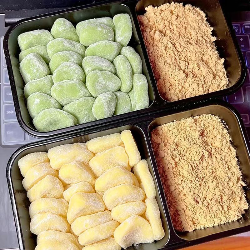 【抢2盒】抹茶沾粉麻糍年糕糯叽叽糯米糍粑手工特产粘粉糕点