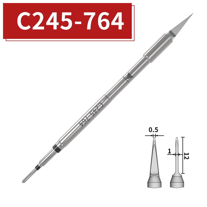 C245烙铁头C245-123 067  789 764 053烙铁嘴适用CD-B电焊台烙铁