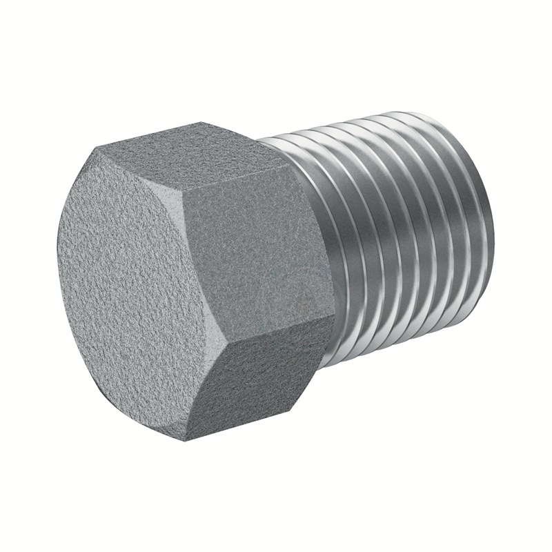 Metric Male 低压碳钢外六角外丝堵头 1M12P358