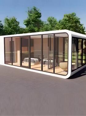 户外苹果仓民宿住人集装箱移动办公室网红打卡集装箱移动房屋厂家