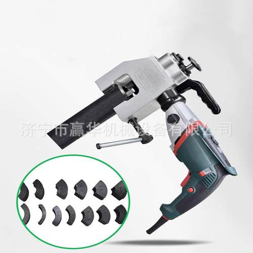 外夹式圆管倒机不锈坡钢管坡口机528电动角内机涨式口C型坡口设备