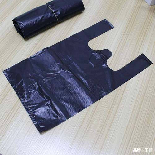 乌袋黑色料式袋胶袋手提圾LKF背心塑料袋垃塑袋