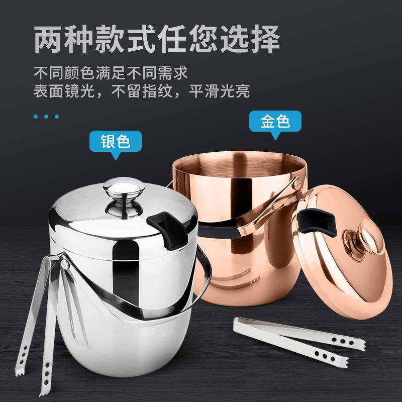 手提圆形双酒锈层冰桶酒吧酒店冰FC-MB00KTV储藏冰块镇冰箱不钢啤,餐饮具,冰桶,淘宝优惠券,粉丝福利购,淘宝优惠卷