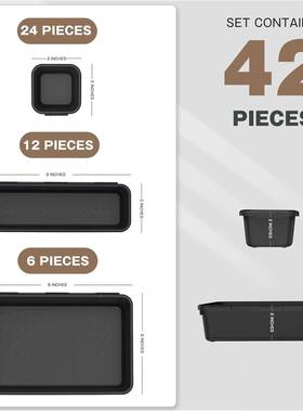 42合一工具整理器托盘分隔器套，79271台式抽箱屉整理器，库整车