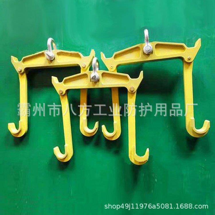四分裂线路直钩线卡缘HMM更换绝缘子四钩卡高压导线提线卡耐绝子