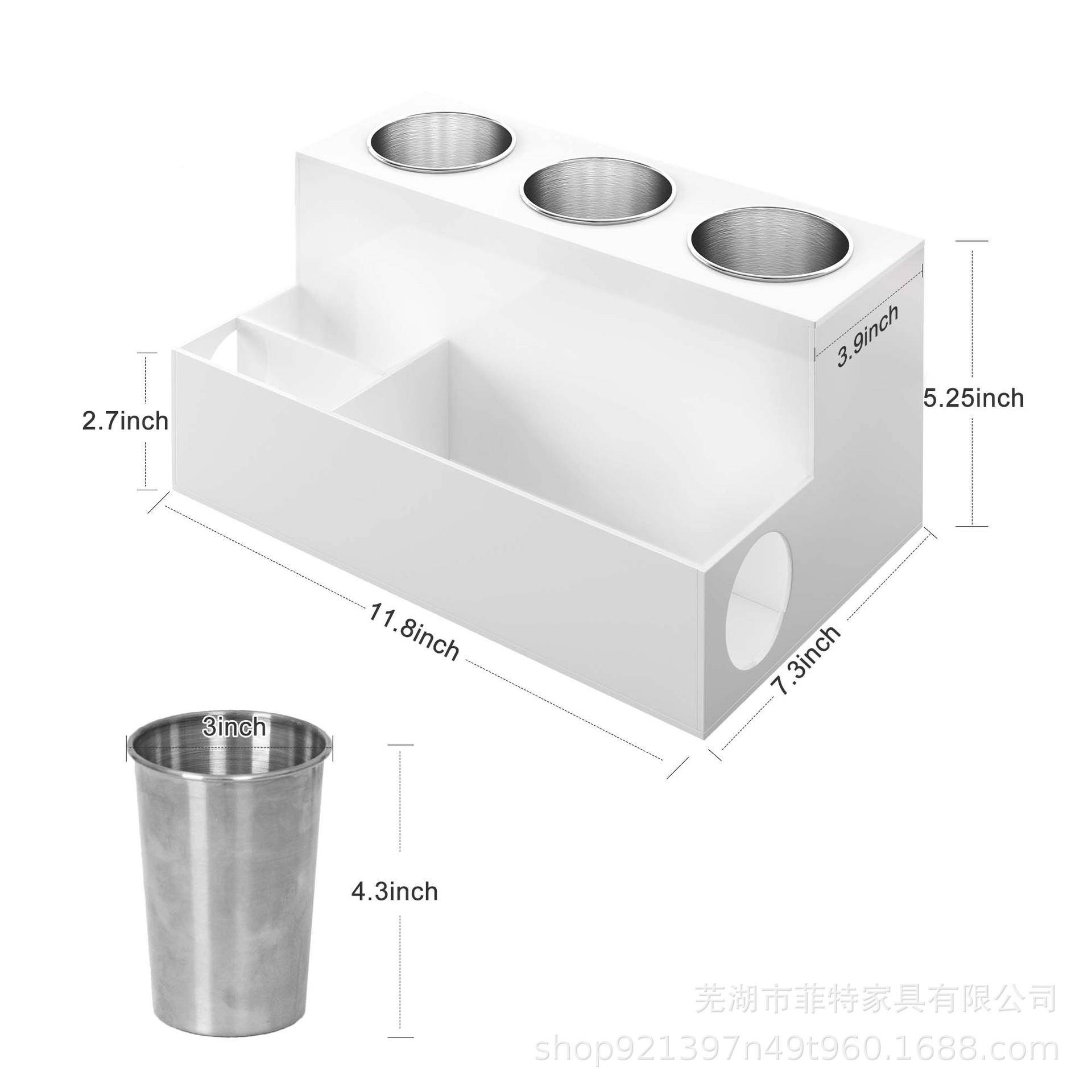 黑亚克力S2022121吹风机支发型工和配件管架理色架浴具室化妆台储