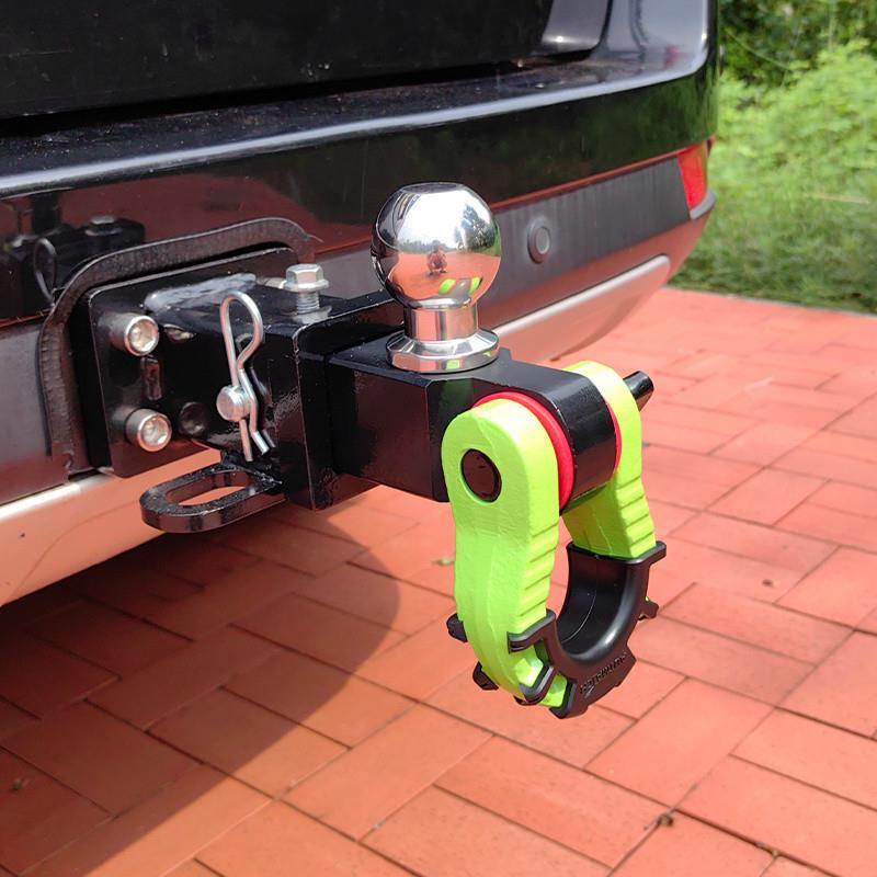 FK720汽拖车钩车尾U车型环钩实心引直臂拖钩流氓钩拖车臂牵器装改