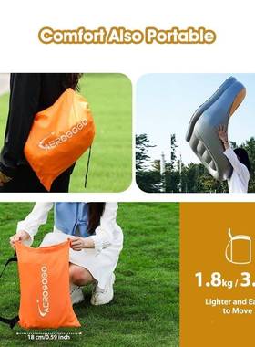 巧跨境充气动懒人休闲自小沙发户外露营室内家FHH用轻便携