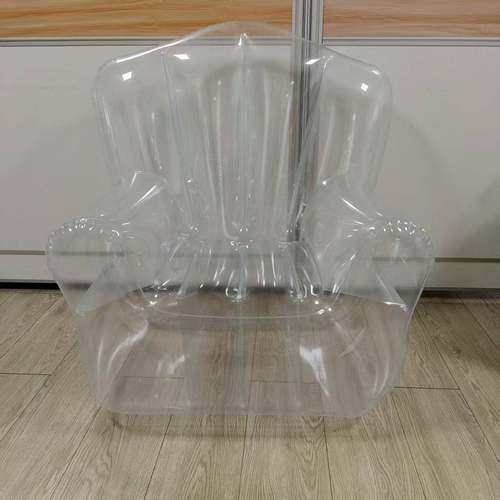 跨境PVC懒人IAC沙发透充气沙发可折放叠户露营休明闲客外厅置创意