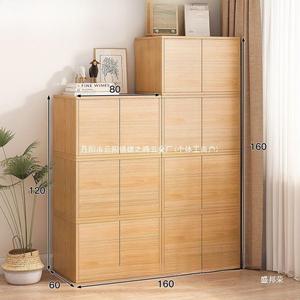 阳台柜储地物柜可ANN坐矮柜家用飘合窗柜卧室柜大容量组榻榻米柜