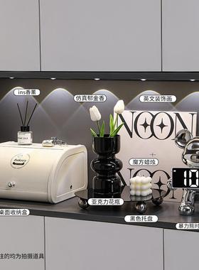 轻奢创意玄关桌面摆匙件客厅可爱钥收纳入户家装BOSJ-27品陶居饰