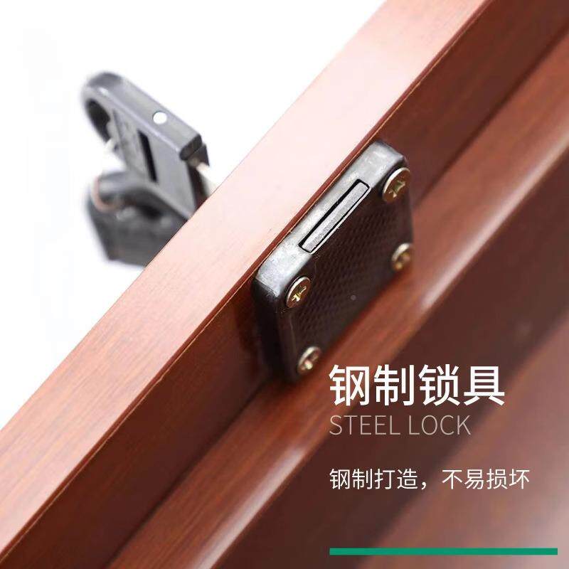 新合中式油漆办公桌组胡桃木贴单人位职员皮桌椅办公室台式Y-1717