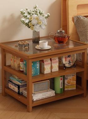 智能床头柜简约现头代多功能无小线充边柜床多出EIJ租屋户型床收