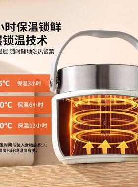 双层保饭盒小超时C673s2Nn冬天长桶上班族带饭温桶新款提不锈钢汤