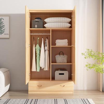 实木柜松木原木单双衣门儿童家用卧衣室小户型阳宝台宝小RFN孩橱
