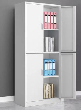 通室双节钢制铁皮文件柜办公资料档案凭工WLR证储物书柜带锁具体