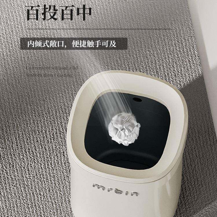 垃圾桶家无盖厨房客厅卫F98TTJJ8生间不锈钢大容量带轮新202高用5