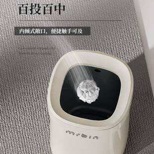 垃圾桶家无盖厨房客厅卫F98TTJJ8生间不锈钢大容量带轮新202高用5