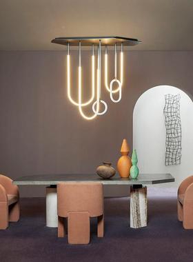 后式现代简约客厅卧意室吸sx1253顶灯港式简约创意计师餐厅LE设D