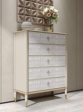 意式轻奢五斗玄关柜36415客厅柜简入户装柜饰柜现代约玄关实木斗