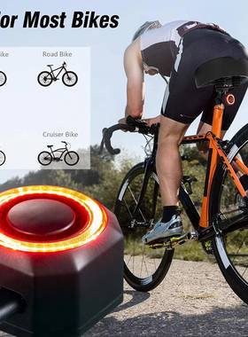 SF33R无尾线遥控防盗报警刹电车尾灯自行尾车智能灯充灯防水骑行