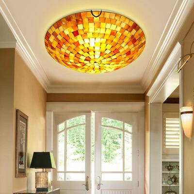 美式室房吸顶灯中客间厅38827书房餐厅灯地海卧创意时尚入户阳台