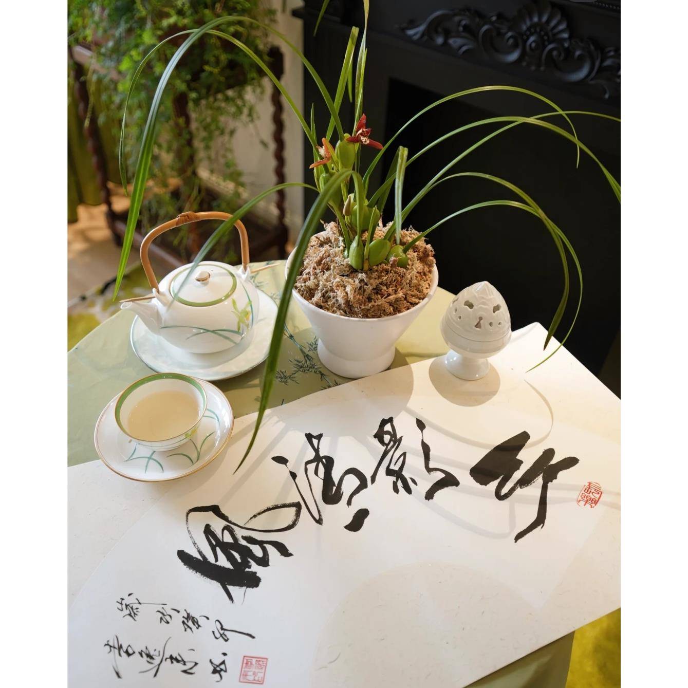 新竹式子图古典雅致Fhhgmrzx桌案布艺复古流苏文艺台中布边几布餐