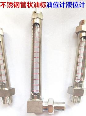 04不锈钢NTP型油位计DLIN081A管状油标直管螺纹液位G计B1162