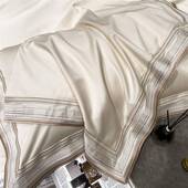 100棉轻长绒棉全棉四件母婴级A类纯棉刺床单套被套床绣奢笠3494件