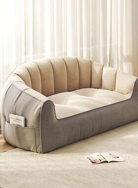 懒人沙发榻米单双人红出租TYV屋网房间躺可睡可卧室宿舍地上榻小