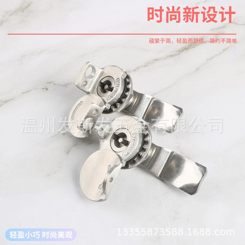 M锁S705-3AMS705不锈钢三角金属三角配电箱锁门锁械机门锁转舌锁