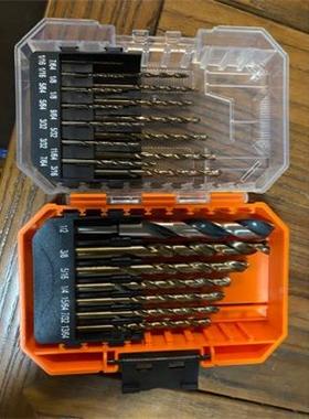 高速钢金钻属家用手钻打电孔手工切割机头家具高钢速含21pcs钴麻