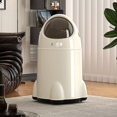 垃圾桶家用客厅2025新款免弯腰高颜值卡通厨房卧室卫生间厕所纸篓