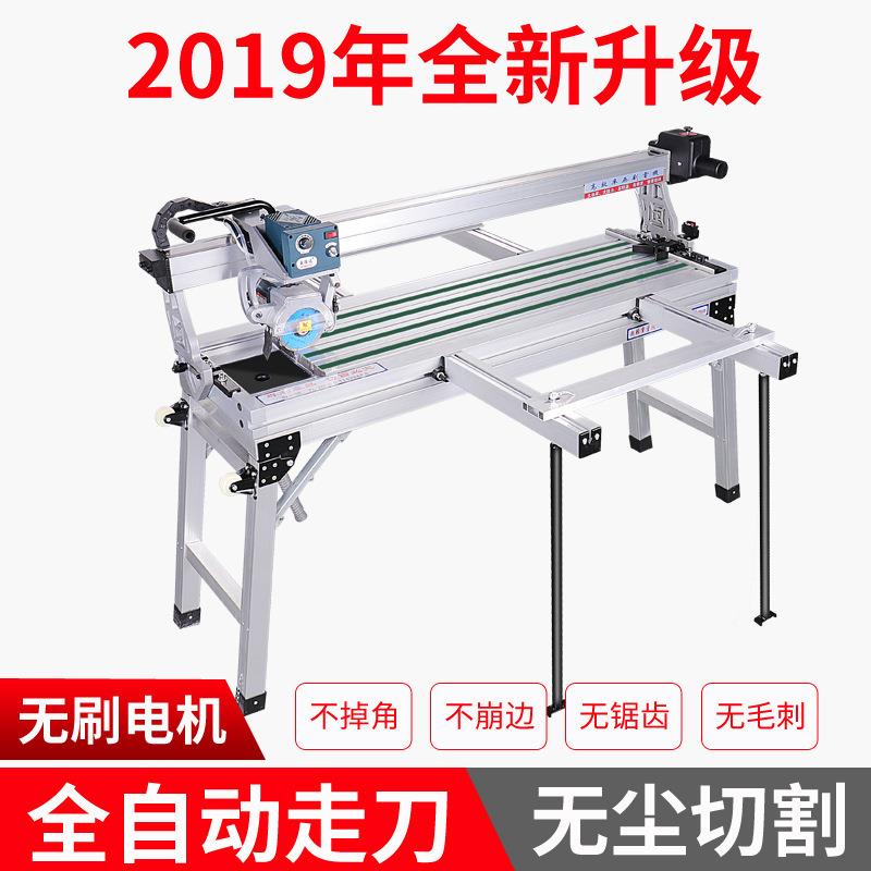 瓷砖切微割机动全自EPI动多功能4石材度5台式晶石无刷电倒角机红
