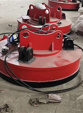 厂家现挖掘机强磁吸盘1多能圆形14242起重电磁铁多规格电磁货吸功