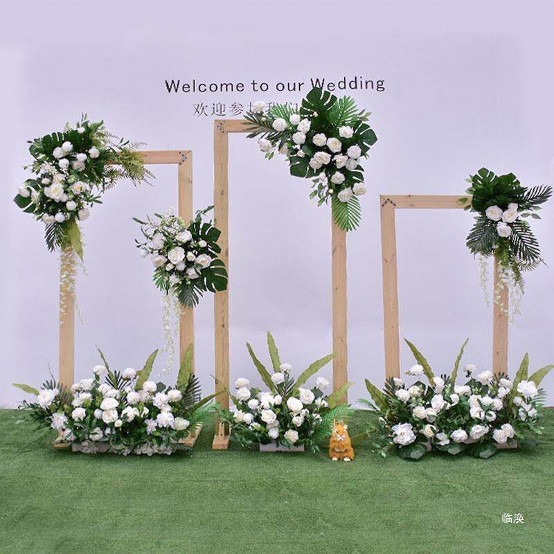 门婚礼拱花架户外结场背地装AL1005M6饰布置现场木质架子婚庆婚景