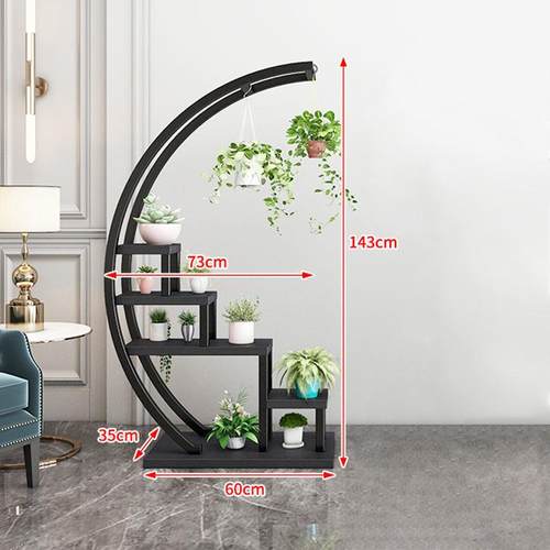 花架1子室内客厅落式动家用可移花架地爱心多形肉架子多层置物架