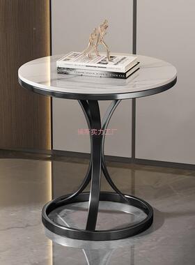 轻沙奢板边几HUI67981小岩茶几大理石客厅角几简发约可移动阳台小