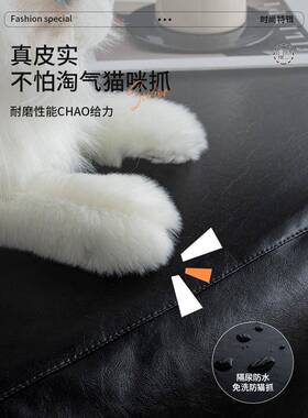 防水隔尿沙发盖布不粘毛防抓发巾全盖皮革免沙洗沙发F9896J98罩沙