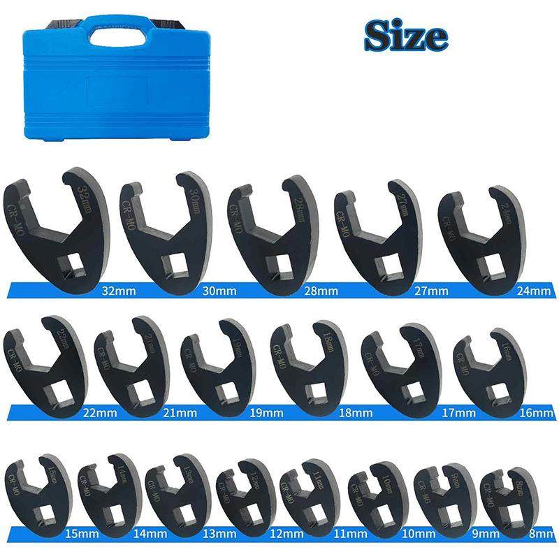 1件9套牛角扳手鱼尾油管扳手汽车型单开口U型接头RLL车汽管路专用,标准件/零部件/工业耗材,车间地垫,淘宝优惠券,粉丝福利购,淘宝优惠卷