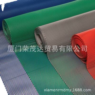 厦门出售空六角镂胶地垫塑胶隔水内地六边形防垫六角形镂空地垫PV