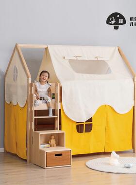 7带K儿童半高床实木男MG-RTC-K房孩女孩公主床树衣柜滑梯子飞屋屋